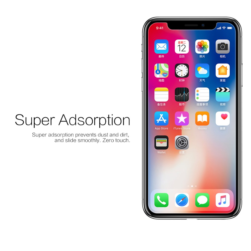 Nillkin Anti-Fingerabdruck HD Klar LCD-Displayschutzfolie Für IPhone X-3