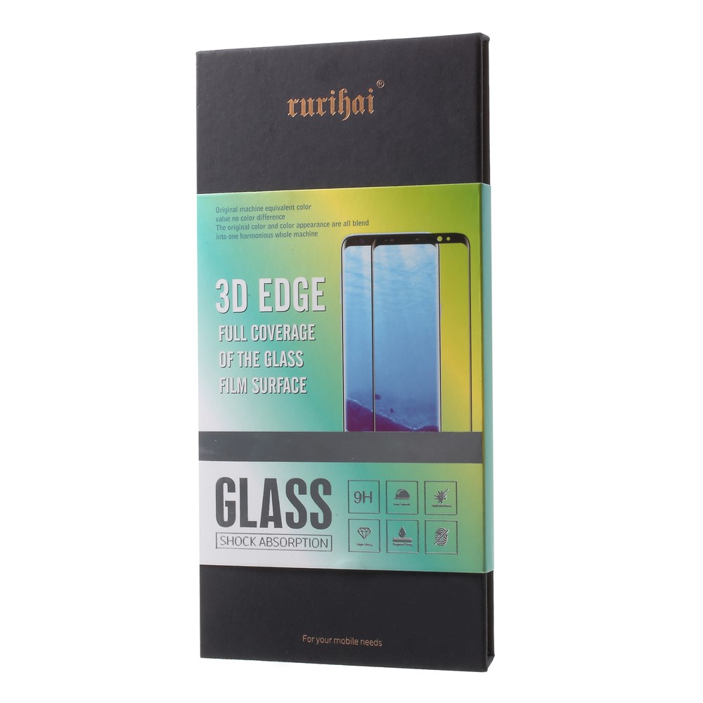 RURIHAI 0.25mm 3D Full Tempered Glass Screen Protector for Samsung Galaxy S8 G950-10