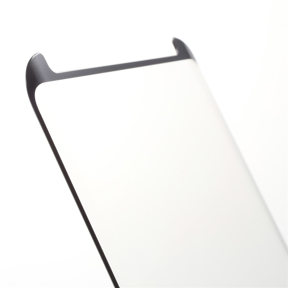 RURIHAI for Samsung Galaxy S8 SM-G950 3D Curved Full Tempered Glass Screen Protector Film + Screen Protector Pushing Plate - Black-6