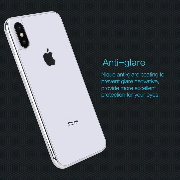 NILLKIN Amazing H for iPhone X Tempered Glass Back Cover Protector Film Anti-explosion-7