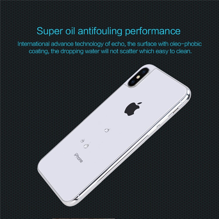 NILLKIN Amazing H for iPhone X Tempered Glass Back Cover Protector Film Anti-explosion-8