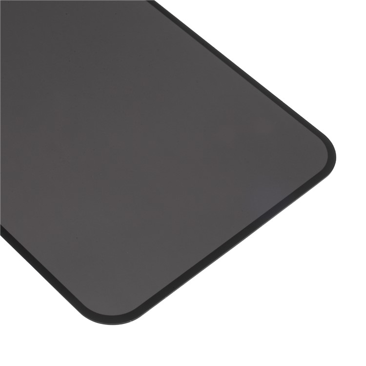 For iPhone X / 10 Silk Print Anti-peep Full Screen Cover Mobile Tempered Glass Protector Film - Black-4