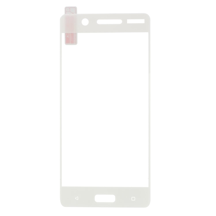 Full Size Silk Print Tempered Glass Screen Protector Film for Nokia 5 - White-2