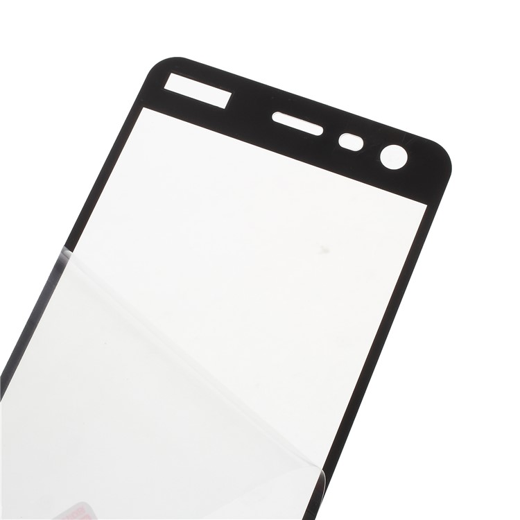 Full Size Silk Print Tempered Glass Screen Protector Film for Nokia 2 - Black-6