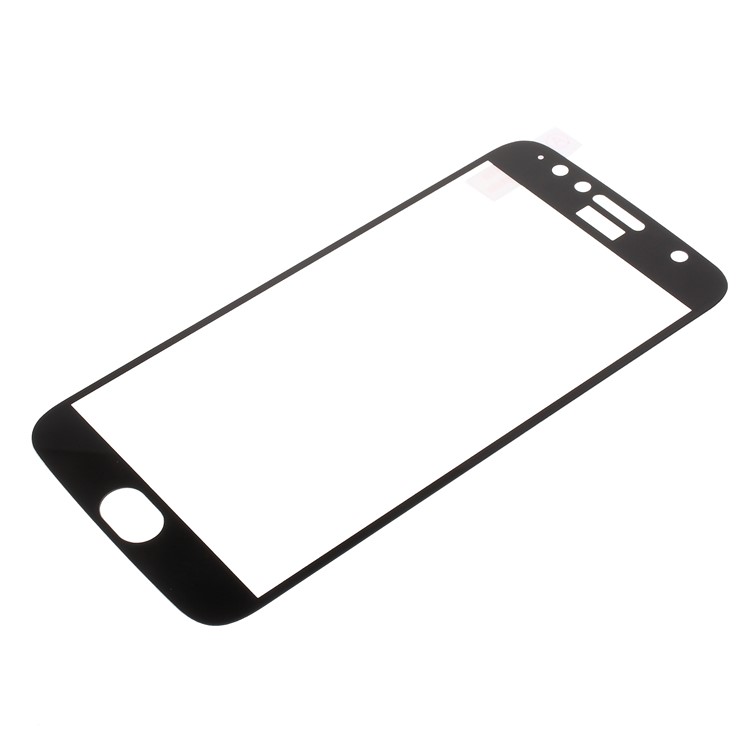 Full Size Silk Print Tempered Glass Screen Protector Film for Motorola Moto G5S Plus - Black-5