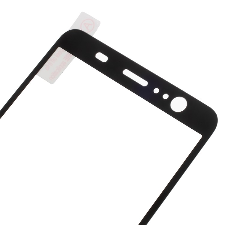 Silk Print Full Screen Tempered Glass Protector Guard Film for HTC U11+ - Black-3