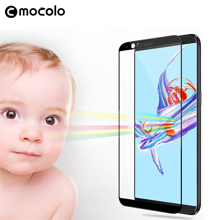 MOCOLO for OnePlus 5T Silk Print Tempered Glass Full Screen Coverage Protector Film-4