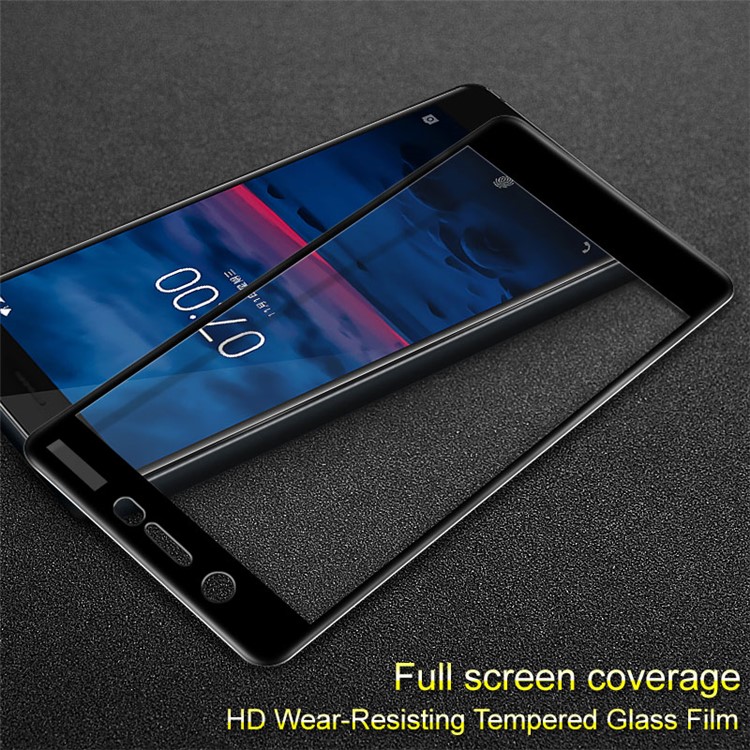 IMAK Complete Coverage Tempered Glass Protector Film for Nokia 7-2