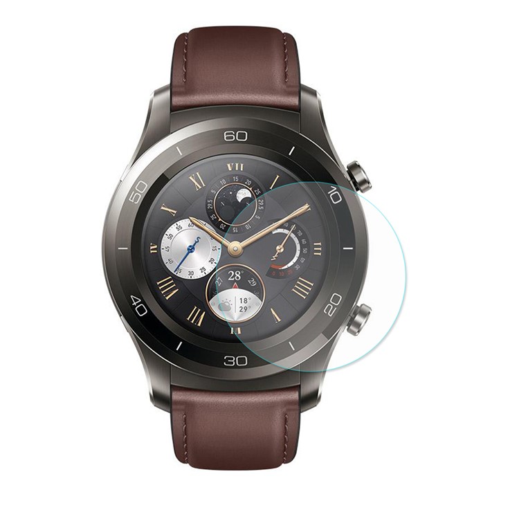 HAT PRINCE 0.2mm 9H 2.15D Arc Edge Tempered Glass Screen Protector for Huawei Watch 2 Pro-2