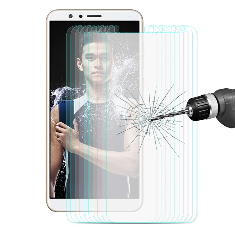 10Pcs/Set ENKAY for Huawei Honor 7X 0.26mm 9H 2.5D Tempered Glass Screen Protector-1