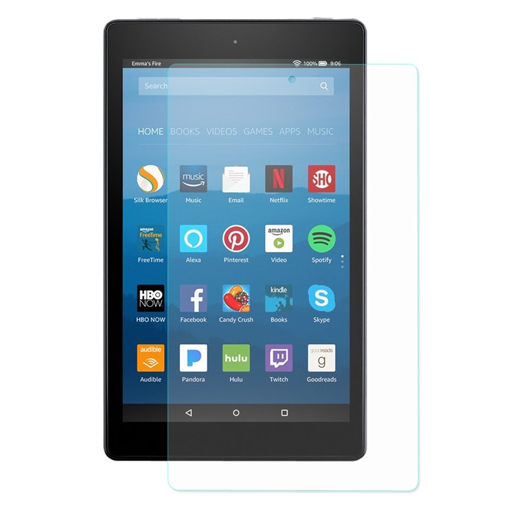 HAT PRINCE Universal 0.33mm 9H Tablet LCD Tempered Glass Screen Protector for Amazon Fire HD 8 (2017)-2