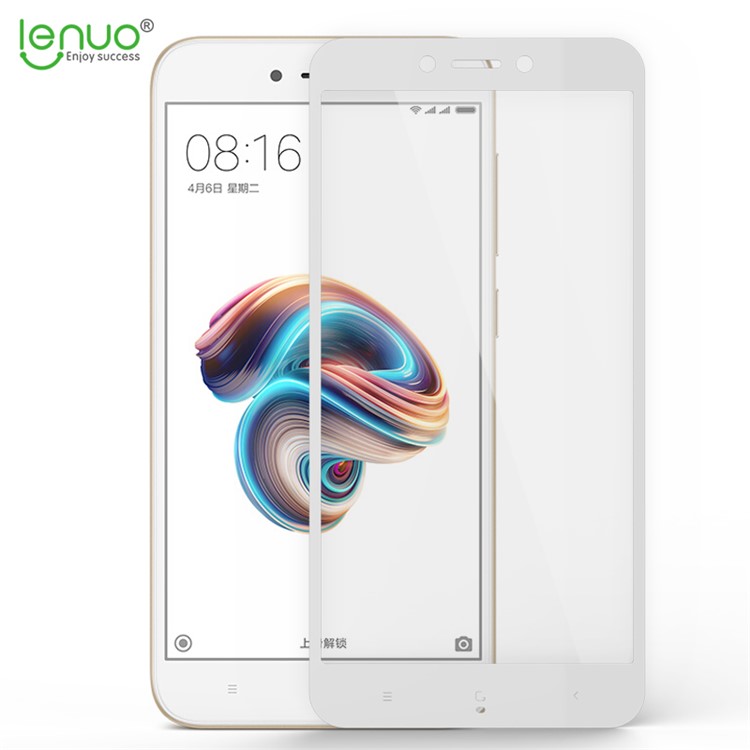 

LENUO CF Series Soft Edge Full Screen Tempered Glass Protector Film for Xiaomi Redmi 5A - White