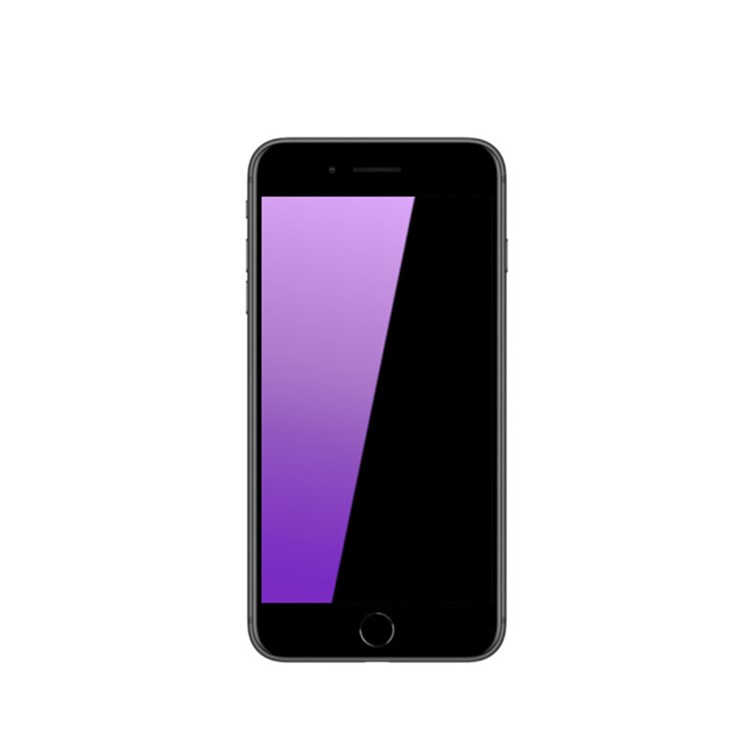 NXE 9H 2.5D Silk Print Anti-blue-ray Full Screen Clear Tempered Glass Protector Guard Film for iPhone 6s 6 - Black-2