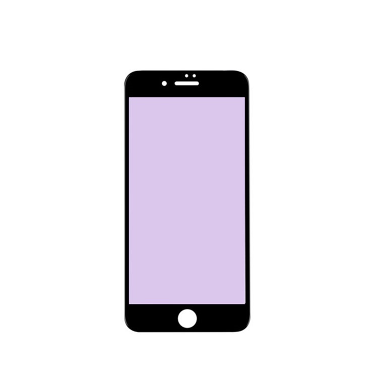 NXE 9H 2.5D Silk Print Anti-blue-ray Full Screen Clear Tempered Glass Protector Guard Film for iPhone 6s 6 - Black-3