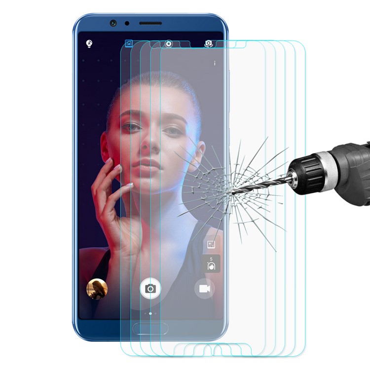 

5pcs / Set HAT PRINCE Для Huawei Honor V10 / Вид Чести 10 0,26 Мм 9H 2,5D Закаленная Стеклянная Защитная Пленка, Huawei Honor V10