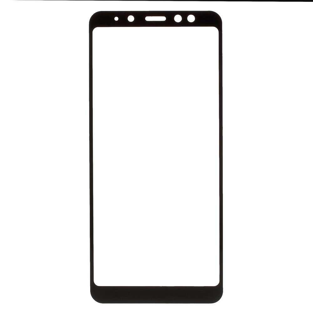 Silk Printing Tempered Glass Full Screen Covering Guard Film for Samsung Galaxy A8 Plus (2018)-1