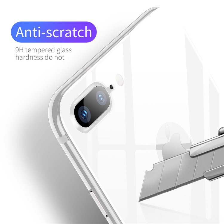 

BASEUS 0.3mm 4D Arc Edge Полностью Закаленная Стеклянная Защитная Пленка Для Iphone 8 Plus - Серебряный, iPhone 8 Plus