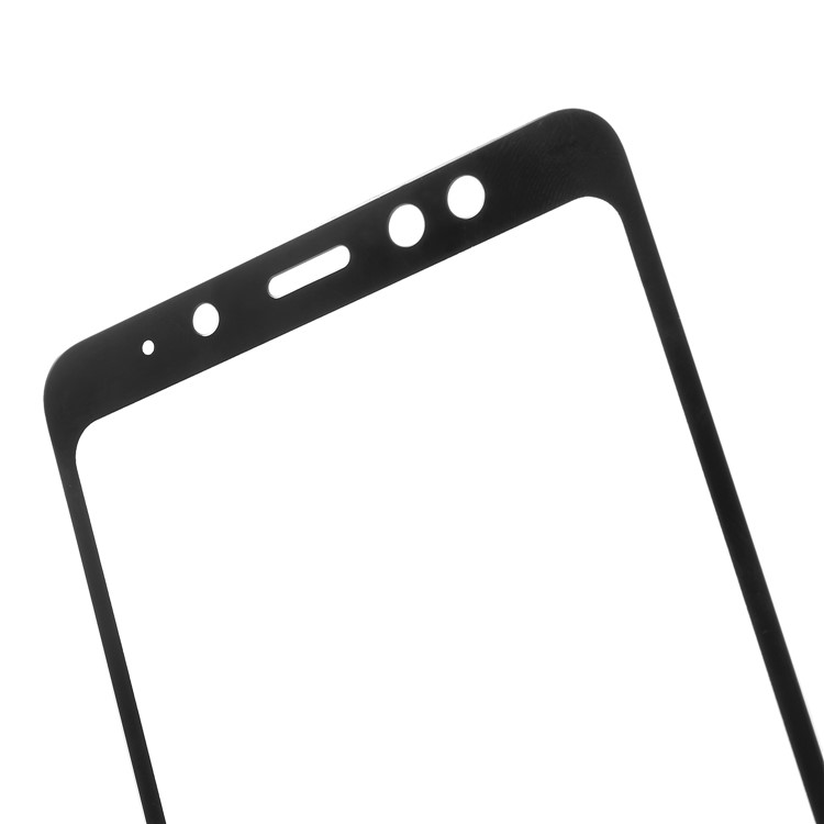 Full Coverage Tempered Glass Screen Protector for Samsung Galaxy A8+ (2018) - Black-3