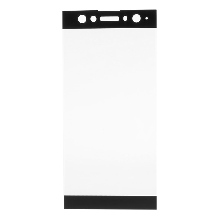 Anti-Explosion Komplette Abdeckung Gehärtetem Glas Displayschutzfolie Für Sony Xperia XA2 Ultra - Schwarz-3