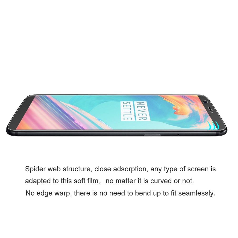HAT PRINCE 0.1mm Full Coverage Soft Screen Protector Film for OnePlus 5T-3