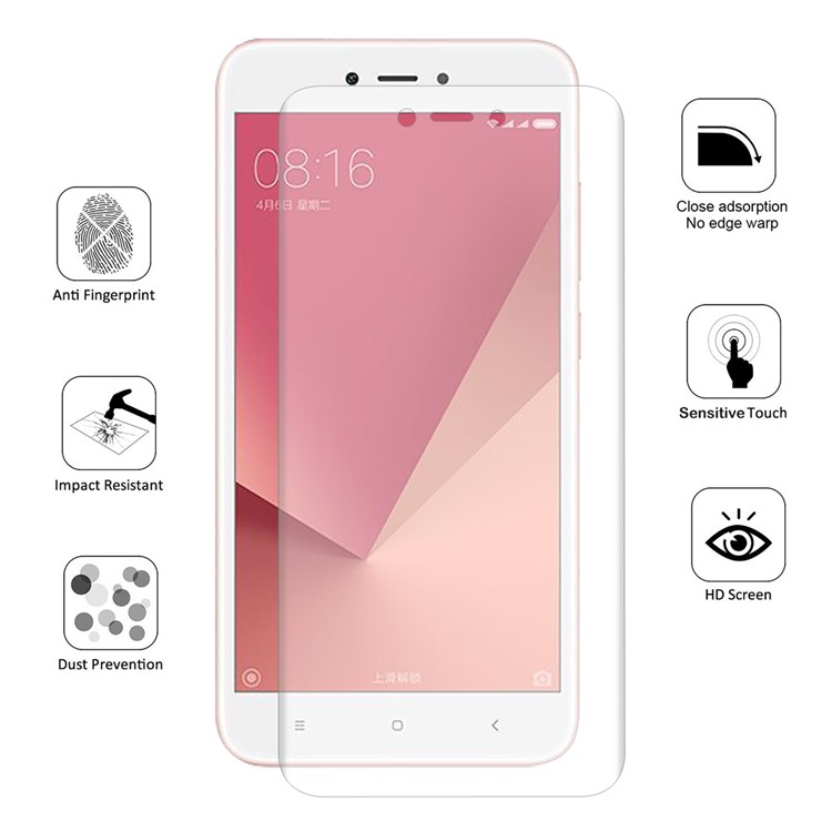 HAT PRINCE 0.1mm Full Coverage Soft Screen Protector Film for Xiaomi Redmi 5A-1