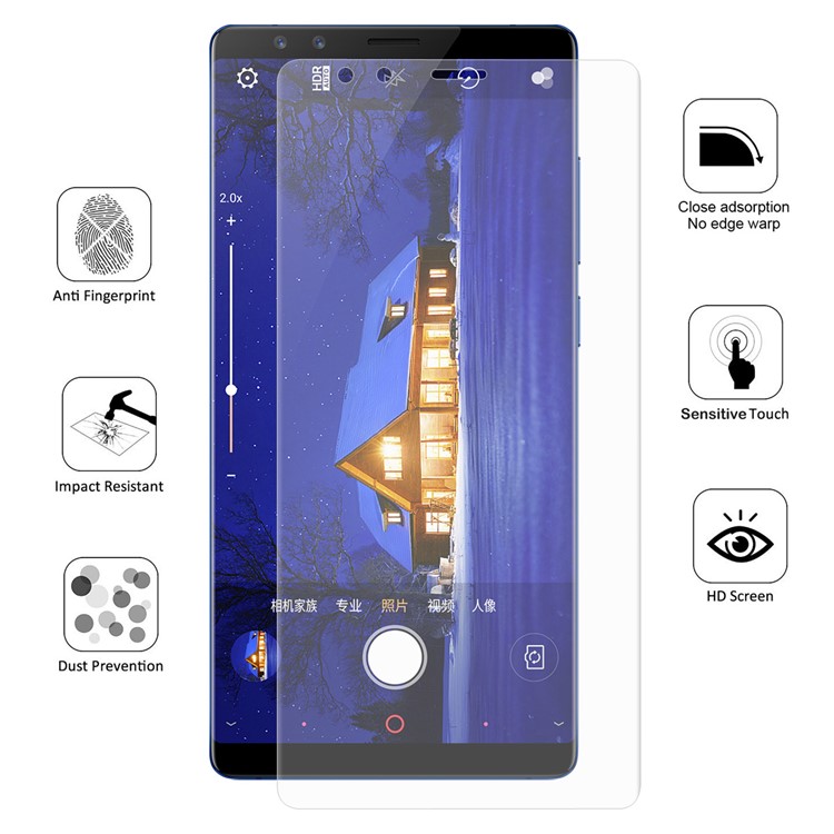 HAT PRINCE 0.1mm Full Coverage Soft Screen Protector Film for ZTE nubia Z17S-1