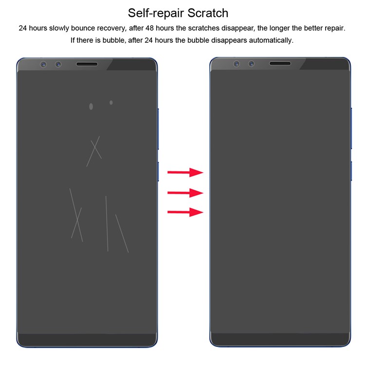 HAT PRINCE 0.1mm Full Coverage Soft Screen Protector Film for ZTE nubia Z17S-4
