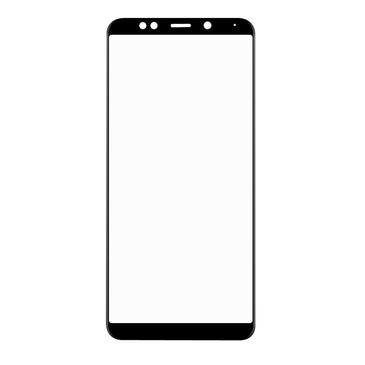 HAT PRINCE 0.2mm 9H Full Cover Tempered Glass Screen Protector Film with Carbon Fiber Soft 3D Arc Edge for Xiaomi Redmi 5 Plus - Black-5