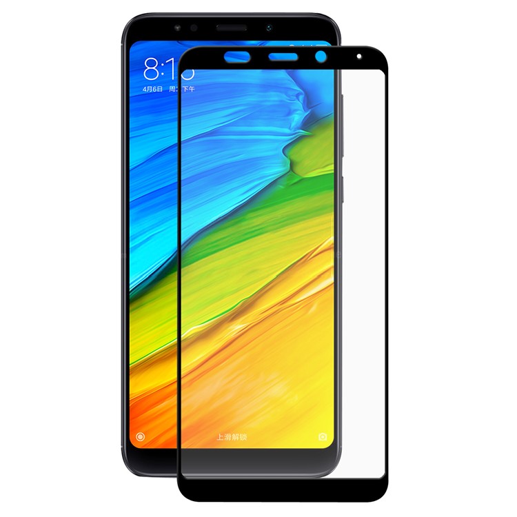 HAT PRINCE 9H 2.5D 0.26mm Full Covered Tempered Glass Screen Protector for Xiaomi Redmi 5 - Black-2