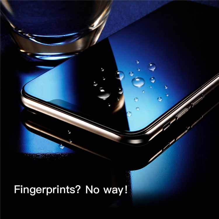 BASEUS Anti-blue-ray 0.3mm 4D Curved Full Coverage Tempered Glass Screen Guard Film for iPhone X/10 5.8 inch - Black-12