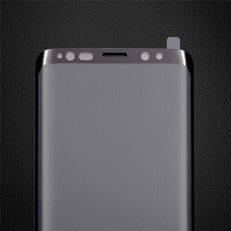 PDGD Full Size Silk Printing Tempered Glass Screen Guard Film for Samsung Galaxy S9+ - Black-7