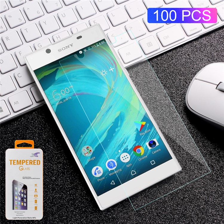 100PCS/Lot 0.3mm Tempered Glass Screen Protector Film for Sony Xperia L1 Arc Edge-1