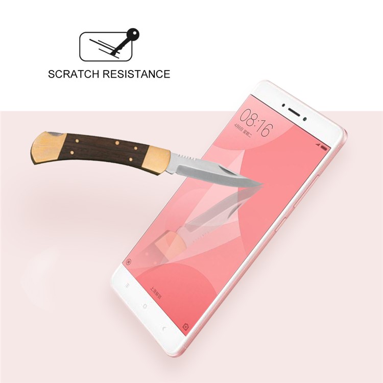 100PCS/Lot 0.3mm Tempered Glass Screen Protector Film for Xiaomi Redmi 4X Arc Edge-3