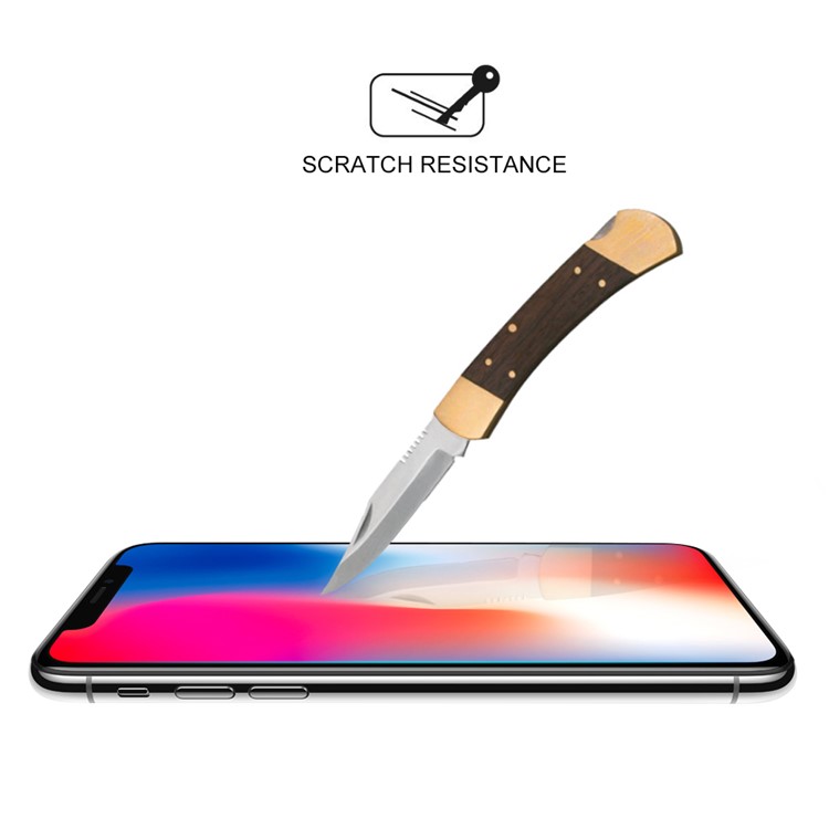 100PCS/Lot 0.3mm Tempered Glass Screen Protector Film for iPhone X Arc Edge-3