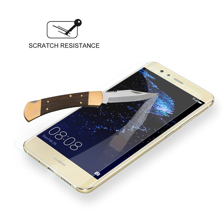 100Pcs/Set 0.3mm Arc Edge Tempered Glass Screen Protector Guard Film for Huawei P10 Lite-3