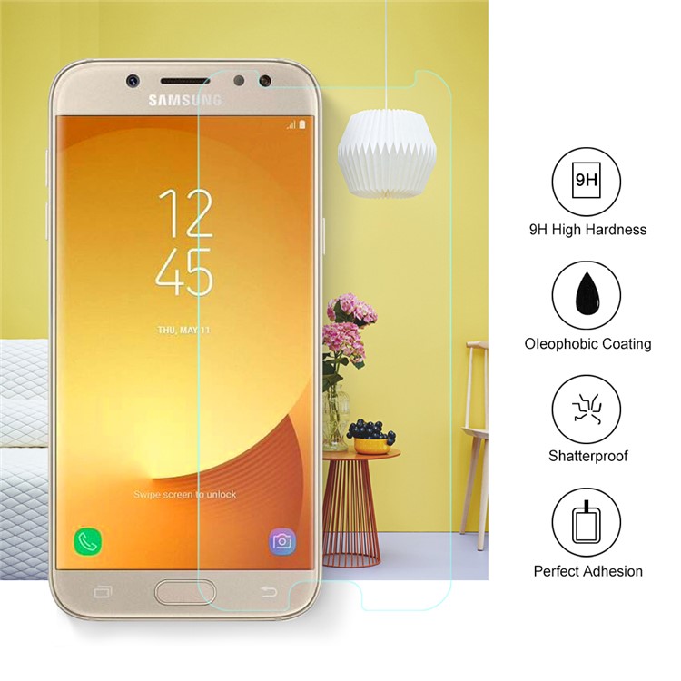100PCS/Lot 0.3mm Tempered Glass Screen Protector for Samsung Galaxy J5 Pro (2017) / J5 (2017) EU Version Arc Edge-2