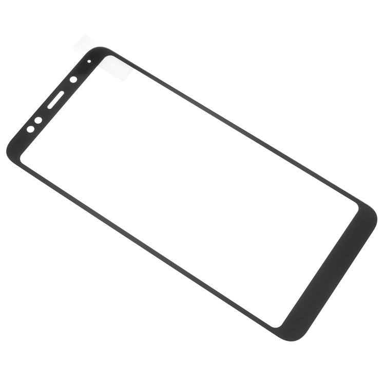 Silk Printing Tempered Glass Full Size Screen Protector for Xiaomi Redmi 5 Plus - Black-3