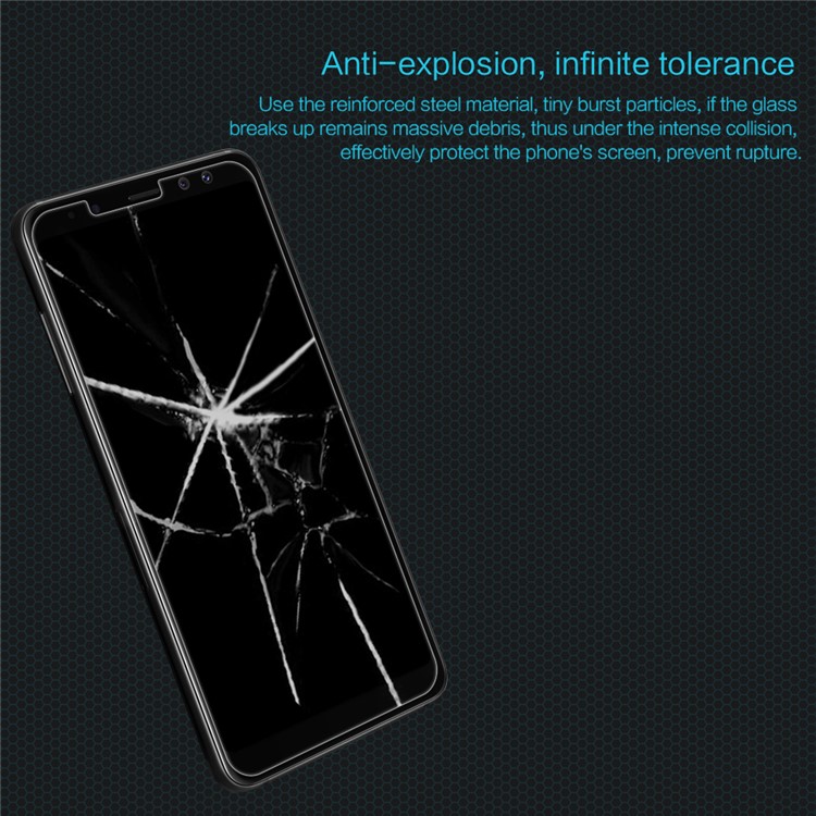 NILLKIN Amazing H for Samsung Galaxy A8+ (2018) Anti-Explosion Tempered Glass Screen Protector-4