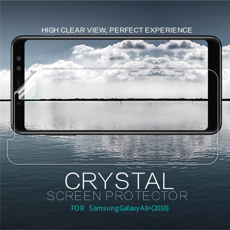 NILLKIN Anti-fingerprint HD Clear LCD Screen Protector Shield Film for Samsung Galaxy A8+ (2018)-1