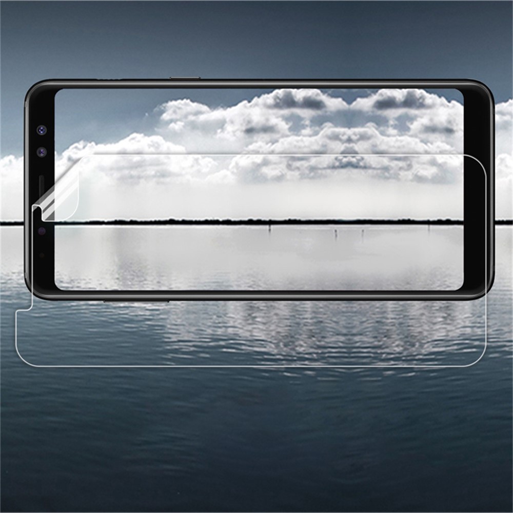 NILLKIN Anti-fingerprint HD Clear LCD Screen Protector Shield Film for Samsung Galaxy A8 (2018)-1