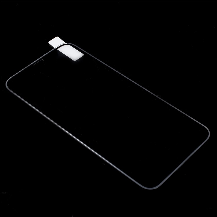 Complete Covering Arc Edge Silk Printing Tempered Glass Screen Protector with TPU Frame for iPhone X - Black-4