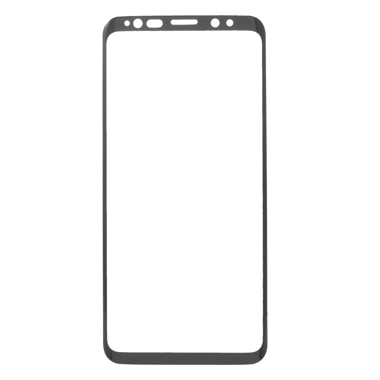 Curved Full Covering Tempered Glass Screen Protector for Samsung Galaxy S9 - Black-2