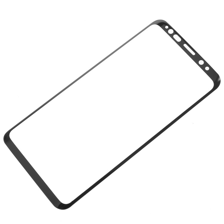 Curved Full Covering Tempered Glass Screen Protector for Samsung Galaxy S9 - Black-4