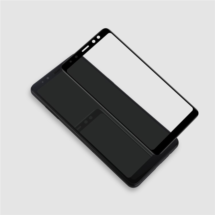 NILLKIN 3D CP+ Max for Samsung Galaxy A8+ (2018) Full Size Tempered Glass Screen Protector Anti-explosion - Black-6