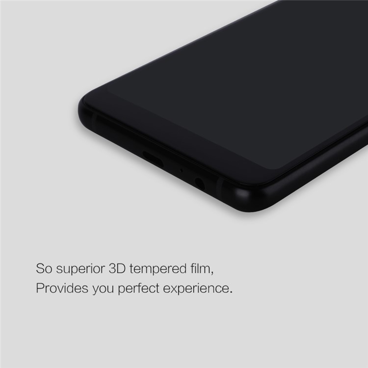 NILLKIN 3D CP+ Max for Samsung Galaxy A8+ (2018) Full Size Tempered Glass Screen Protector Anti-explosion - Black-9