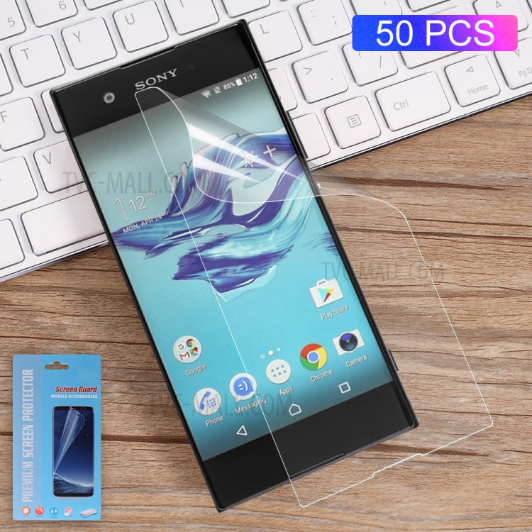 50PCS/Lot Full Coverage Soft Screen Protective Guard Film for Sony Xperia XA1 Ultra-1