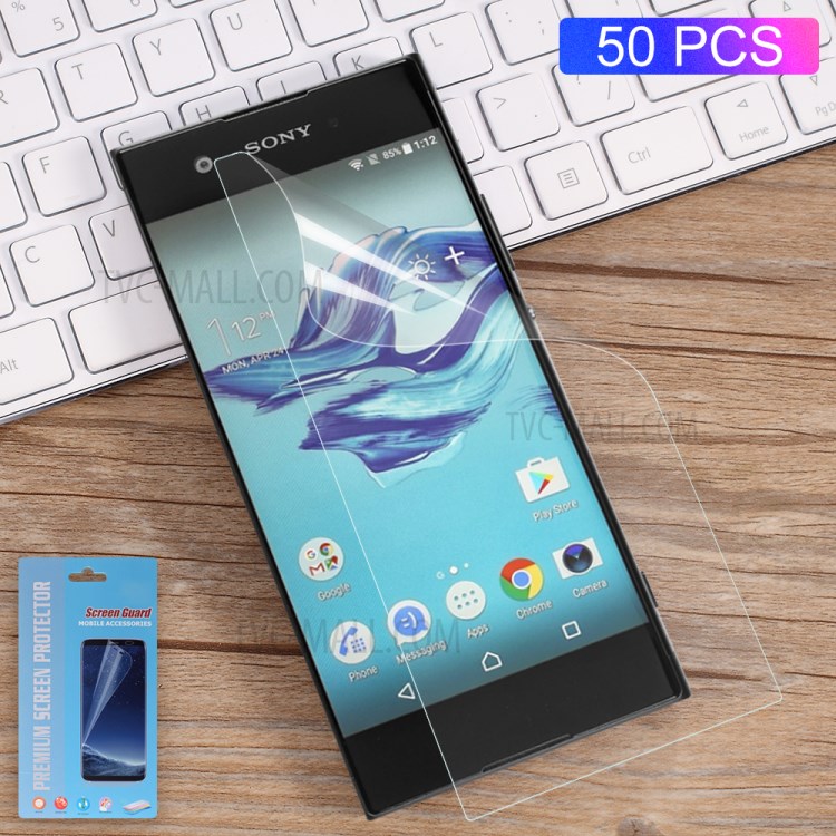 50PCS/Lot Full Coverage Soft Screen Protective Shield Film for Sony Xperia XA1 Plus-1