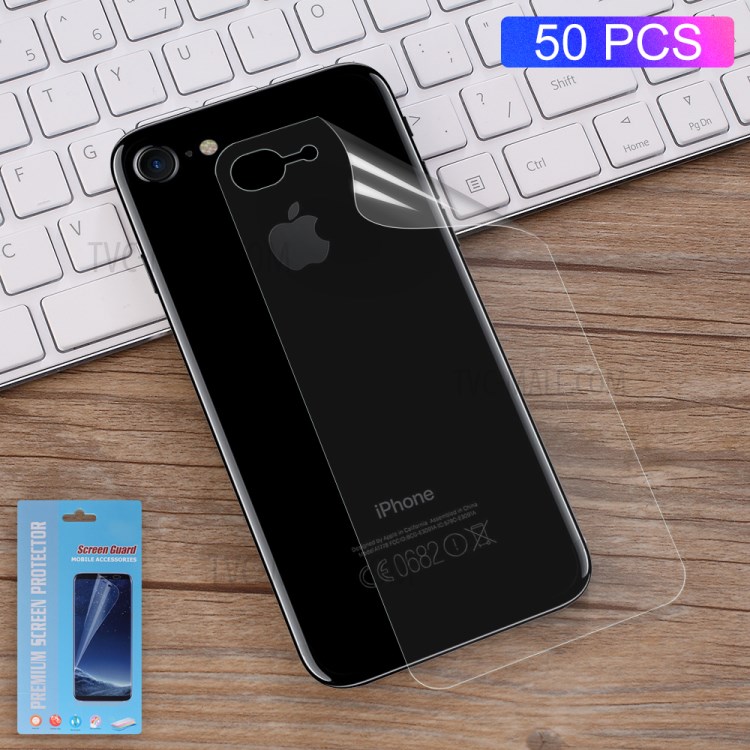50Pcs/Set Complete Covering Soft Phone Back Protector Guard Films for iPhone 7 4.7 inch-1