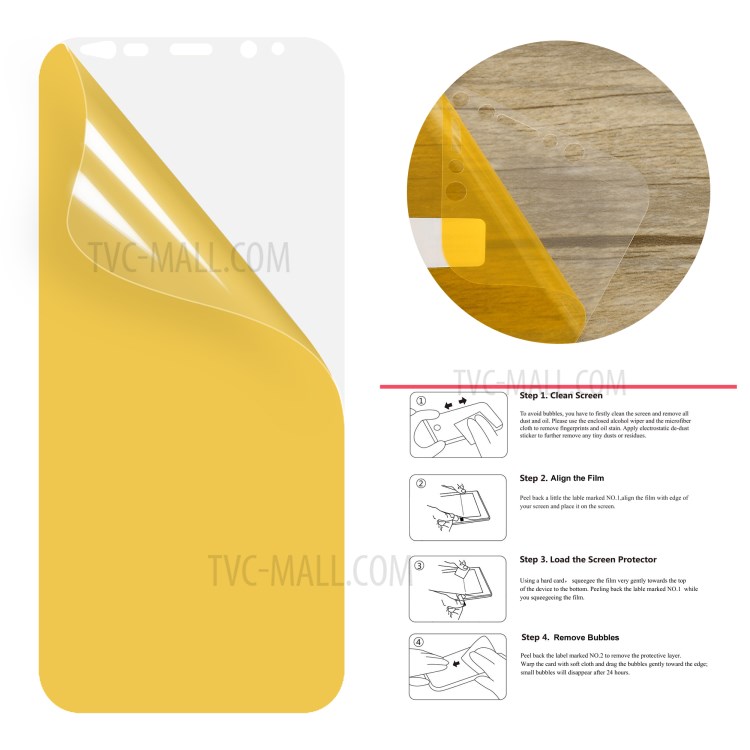 50Pcs/Set for Samsung Galaxy Note 8 N950 Full Screen Complete Covering Soft LCD Screen Protector Films-3