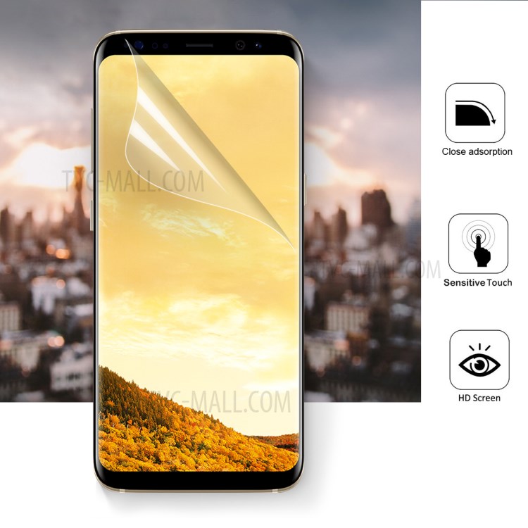50Pcs/Set Full Screen Cover Soft Mobile LCD Protector Films for Samsung Galaxy S8+ SM-G955-3